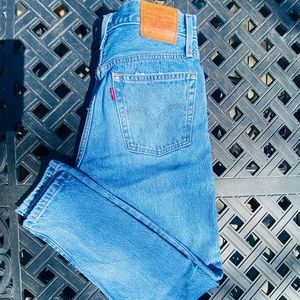 Levi’s 501 ripped jeans